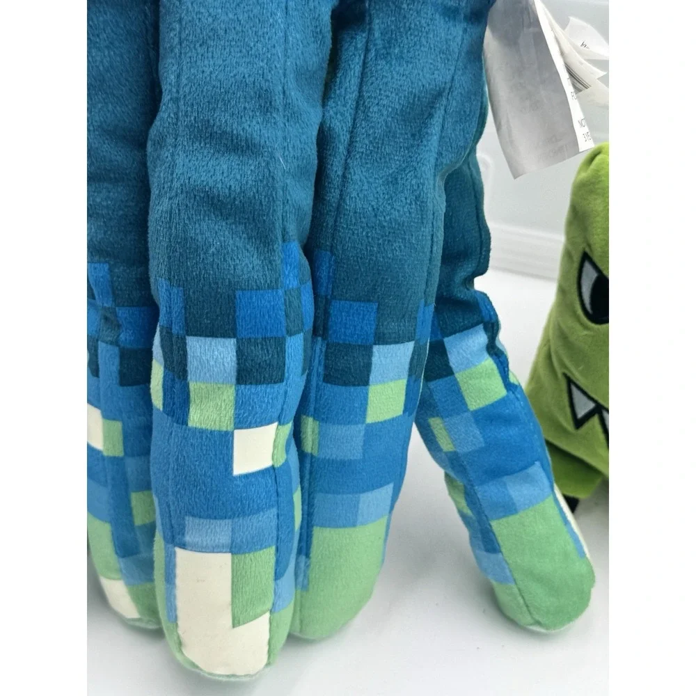 Minecraft Plush - Lot Of 3‎ Jurassic Park Trex, Piggy, And Octpus
